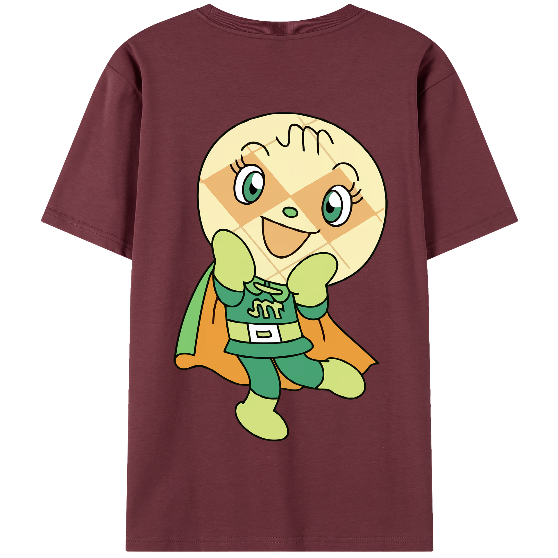 （画像用） アンパンマン Anpanman 綿100％半袖Tシャツ（背面プリント）